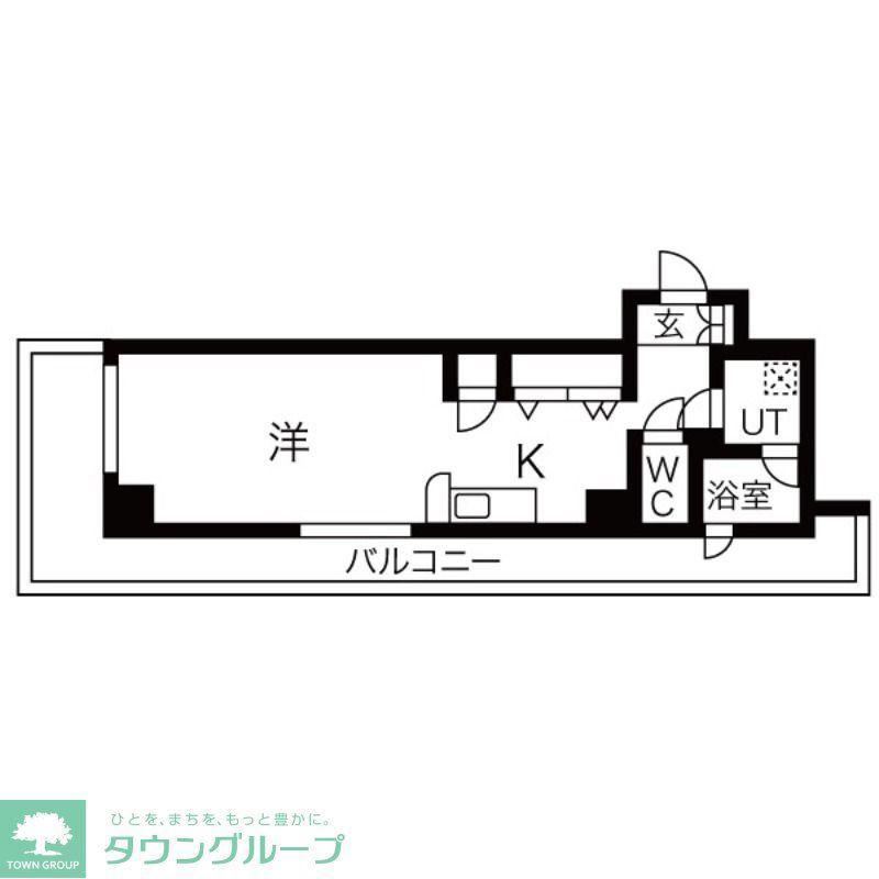 スペリオルクラブ(ワンルーム/12階)の間取り写真