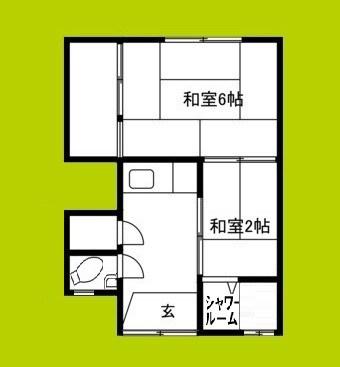 RIZE東住吉(ワンルーム/1階)の間取り写真