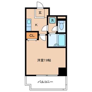 パエゼ今泉(1K/2階)の間取り写真