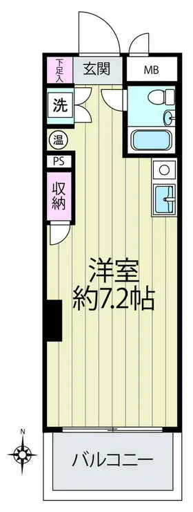 朝日プラザ妙蓮寺 4階階 間取り