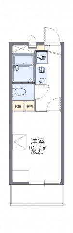 レオパレスELANII(1K/2階)の間取り写真