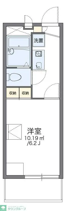 レオパレスMLハロープラザ 2階階 間取り