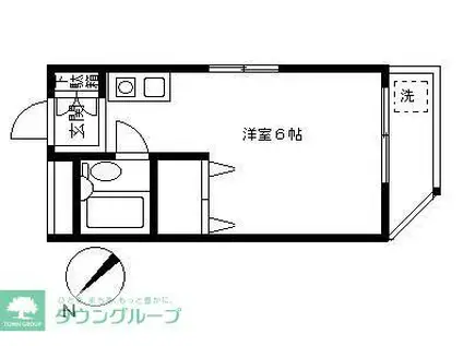 トワ・KOBAYASHI(ワンルーム/3階)の間取り写真