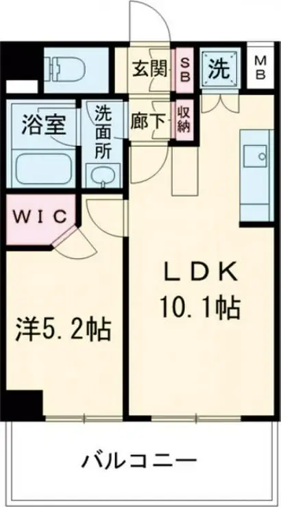 ジェイパーク自由が丘 5階階 間取り