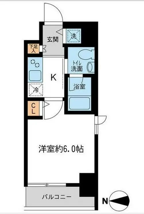 KDXレジデンス大島 3階階 間取り