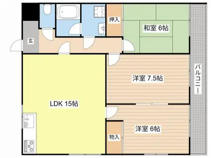 NASU27(3LDK/1階)の間取り写真