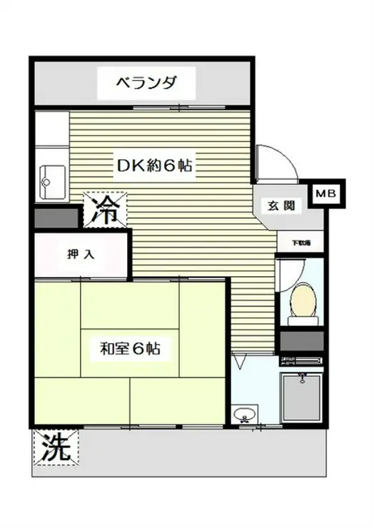 ハイツ葵 3階階 間取り