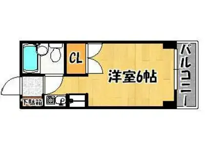 MTビル(ワンルーム/4階)の間取り写真