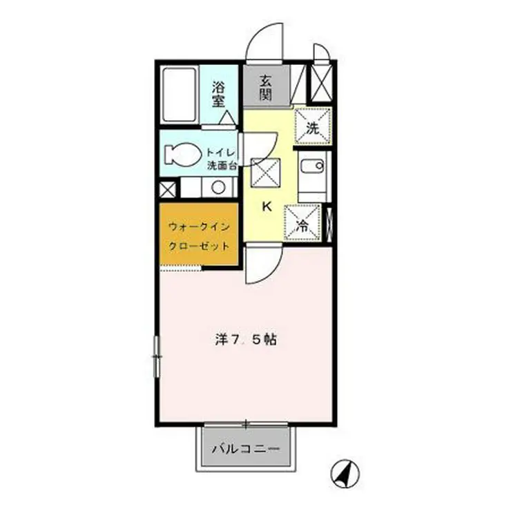 フローラ 1階階 間取り