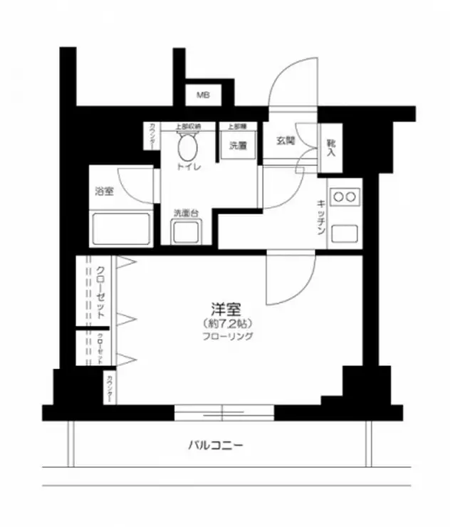 プレール・ドゥーク新御徒町 5階階 間取り