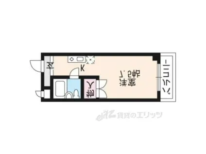 アネックスキューズ(ワンルーム/4階)の間取り写真