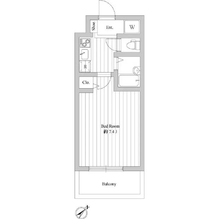 アドヴァンス・石雅 6階階 間取り