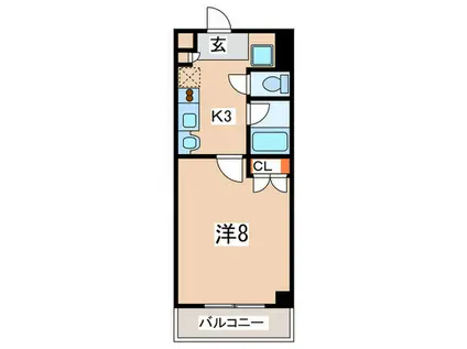 N-FLATS町田(1K/7階)の間取り写真