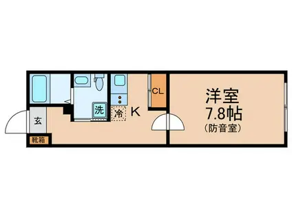 VORT豊玉中レジンデンス(1K/2階)の間取り写真