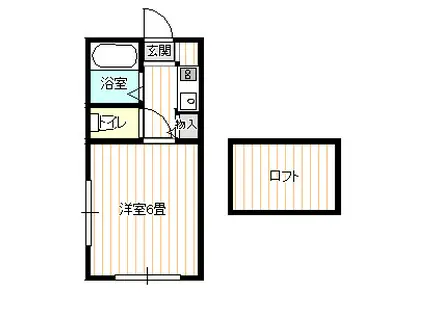 アレグリアプレイス熊谷(1K/3階)の間取り写真