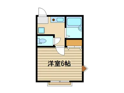 メモリエ南大泉(1K/1階)の間取り写真