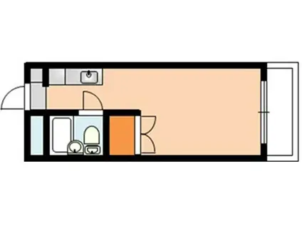 メゾンド・ルウ道後樋又マークII(ワンルーム/3階)の間取り写真