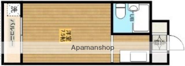 グレースマンション(1K/2階)の間取り写真