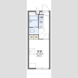 レオパレスADAMANTII(1K/2階)の間取り写真