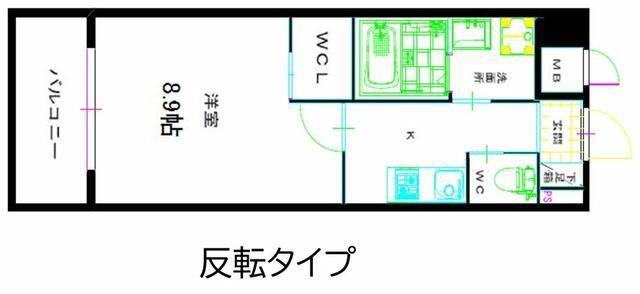 ZEGUNA(1K/12階)の間取り写真