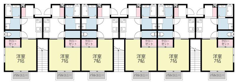 ビーム&8554(1K/1階)の間取り写真