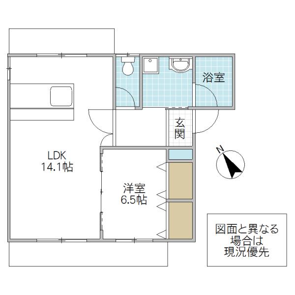 LIFE STAGEIV B(1LDK/2階)の間取り写真