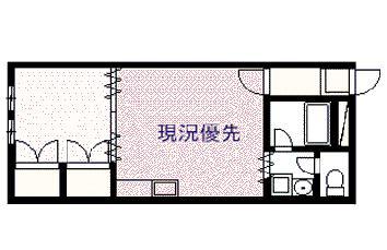 レジデンス梅(1DK/3階)の間取り写真