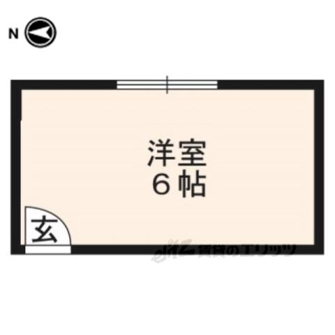 SHARELY京都三条(ワンルーム/3階)の間取り写真