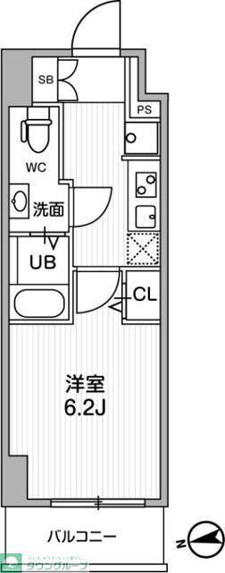 LIME RESIDENCE KITA MATSUDO(1K/2階)の間取り写真