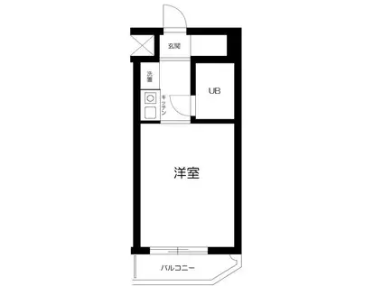 スカイコートエクセレント荻窪(1K/5階)の間取り写真