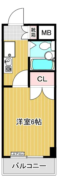 ABマンション 4階階 間取り