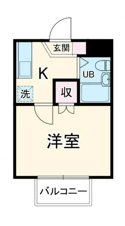サンシティ稲田堤第6 2階階 間取り