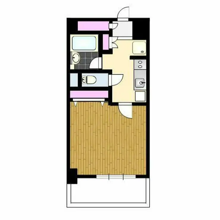 スカイコート押上壱番館 2階階 間取り