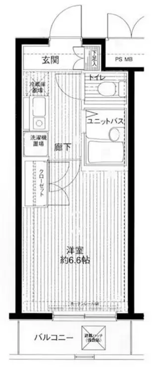 メインステージ目黒南 2階階 間取り