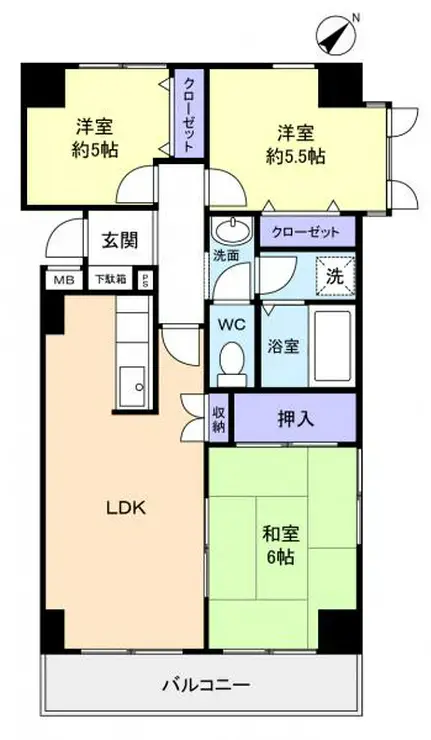 石井国際ビル 2階階 間取り