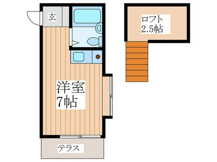 エスポワール田無 1階階 間取り