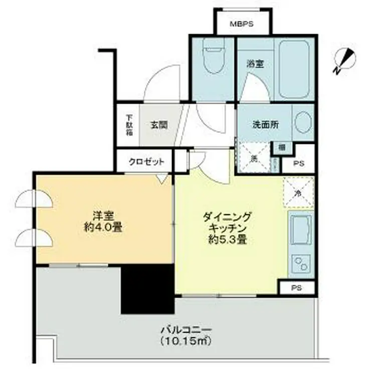 ライオンズアイル渋谷松濤 8階階 間取り