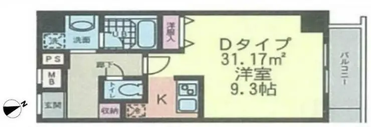 グラーノ西早稲田 2階階 間取り