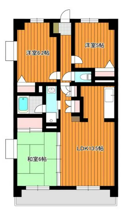 モンドミール和光 3階階 間取り