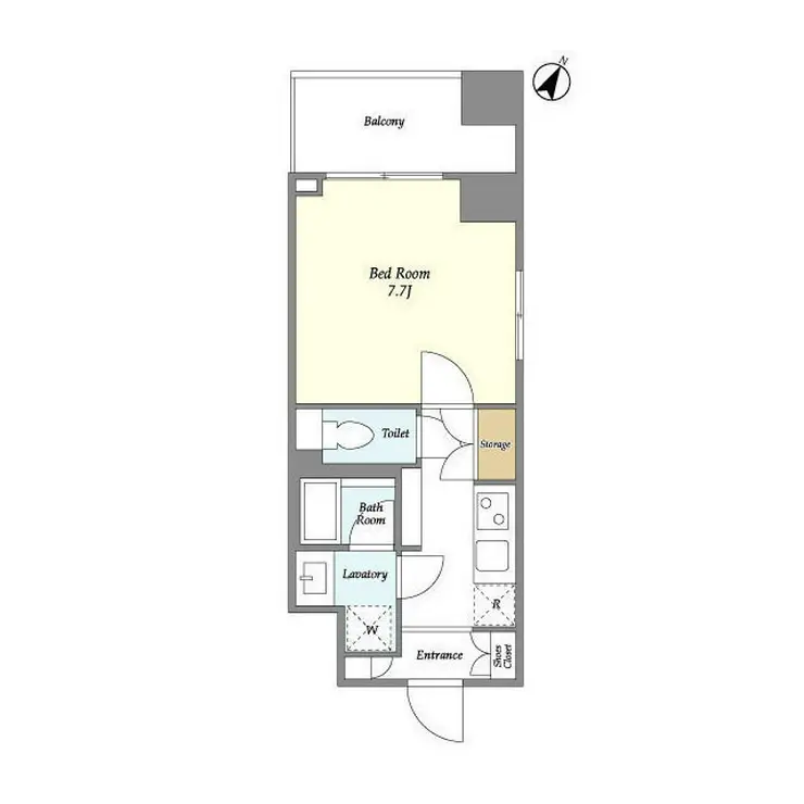 ナーベルお茶の水 8階階 間取り