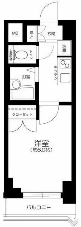 エクセリア新宿第3 8階階 間取り