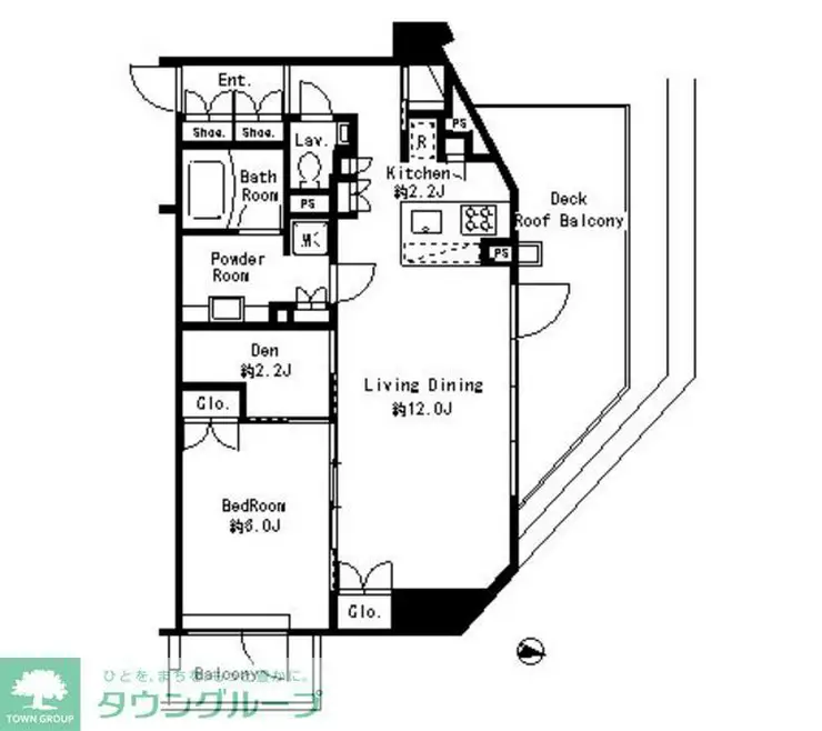 MFPRコート目黒南 8階階 間取り
