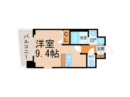 プレサンス千種駅前ネオステージ(ワンルーム/5階)の間取り写真