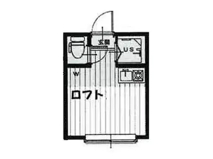 アーバンプレイス新中野(ワンルーム/2階)の間取り写真