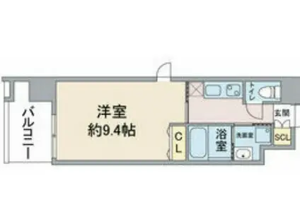 GOKISO TERRACE(1K/5階)の間取り写真