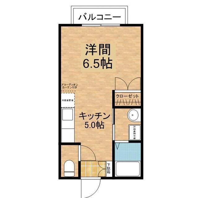 ハイツプリメーラ(1DK/1階)の間取り写真