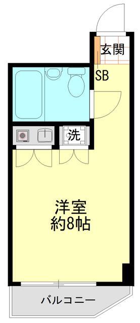 ロイヤル関内(ワンルーム/7階)の間取り写真