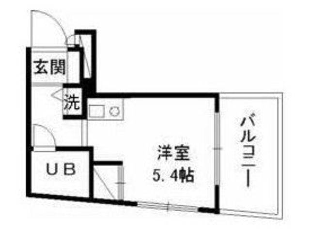 ジョイフル豊玉(ワンルーム/4階)の間取り写真