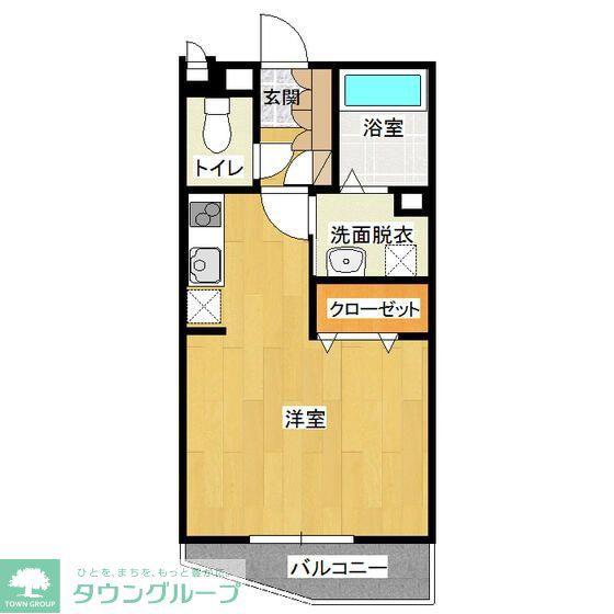 アール・ウェール(ワンルーム/4階)の間取り写真