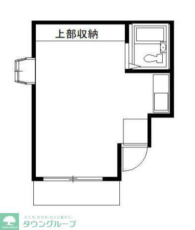 カーサプチ(ワンルーム/2階)の間取り写真